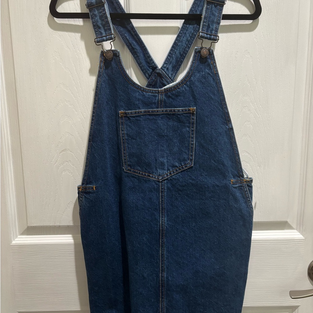 Forever 21 Classic Denim Skirt Jumpsuit